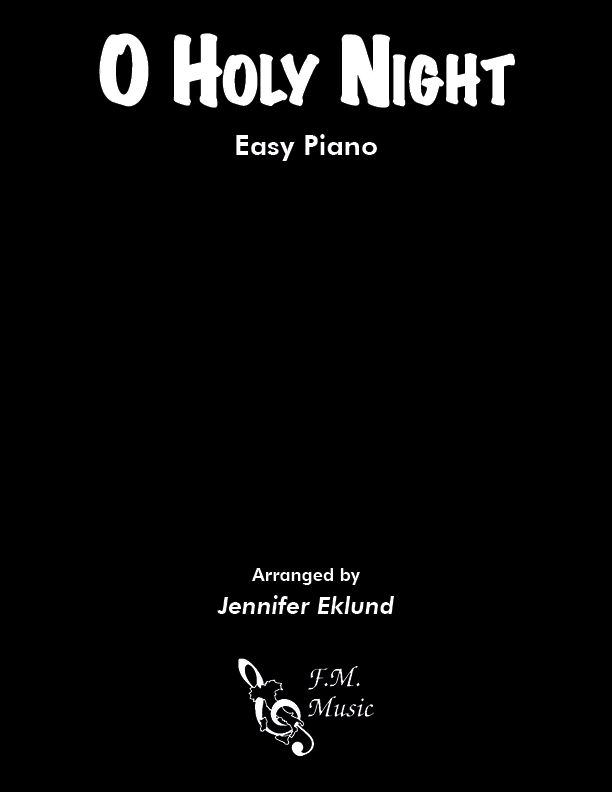 O Holy Night (Easy Piano) By F.M. Sheet Music Pop Arrangements by